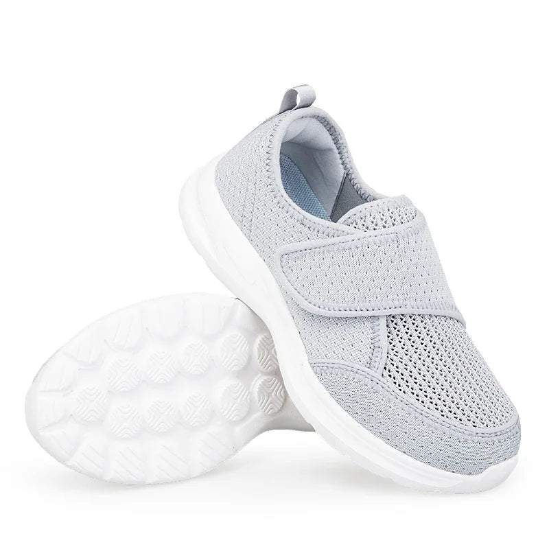 Women’s Wide-Fit Adjustable Walking Sneakers