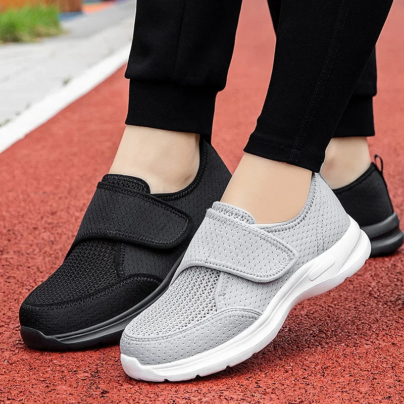 Women’s Wide-Fit Adjustable Walking Sneakers